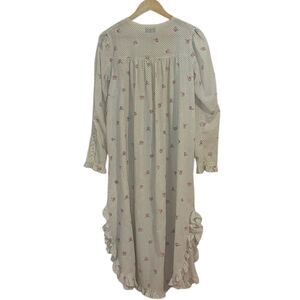 Willow Creek Vintage Floral Nightgown, Prarie, calico, lace, Medium